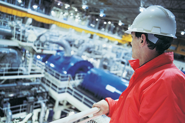 Engineer in nuclear power station