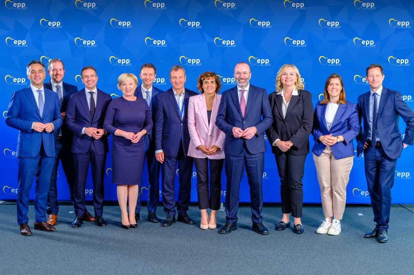 Group picture of the EPP Group Presidency