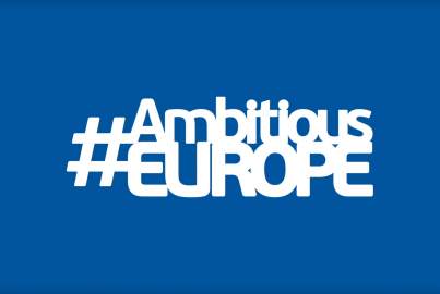 Ambitious Europe hashtag